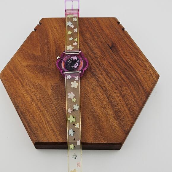 Disney Kids Winnie The Pooh & Tiger Character Watch Pink Floral Daisy Cutesy - Picture 5 of 6